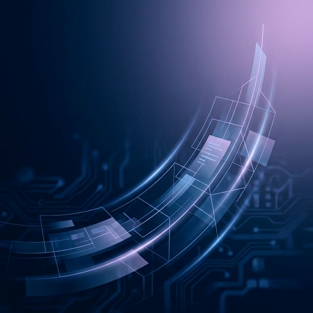 Abstract representation of modern architecture and scaling